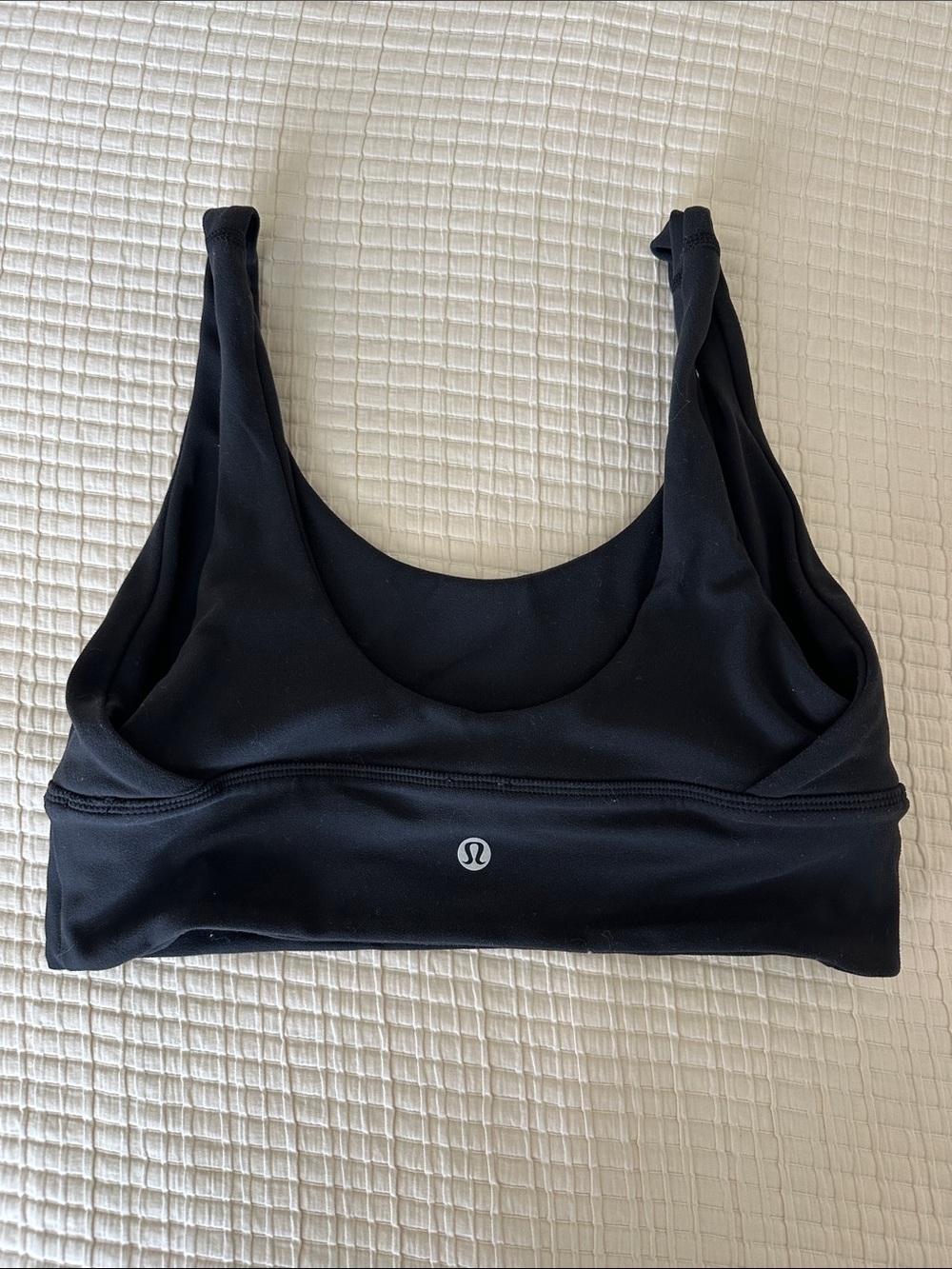 lululemon athletica Black Scoop Neck Align Sports Bra